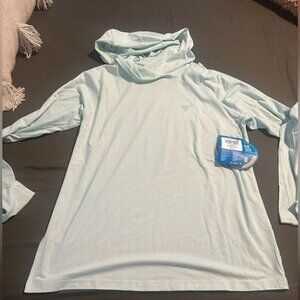 Columbia Light Blue PFG Uncharted Hoodie